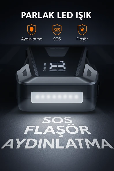 BUTURE BETA02 2500A 4 in 1 21800mah Taşınabilir Akü Takviye Kiti - 4