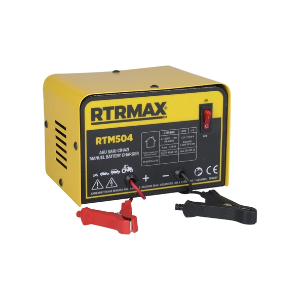 RTM504 Akü Şarj Cihazı/Ünitesi 8 A 12V 20-105 Ah - 3