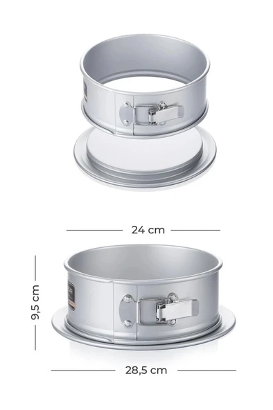 Acar Mate Yuvarlak Kelepçeli Kek Kalıbı 28.5 cm 5778 - 5