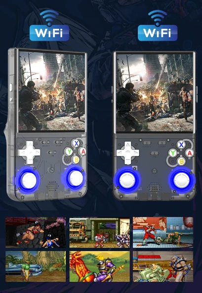 R36 ULTRA EL OYUN KONSOLU 4''  IPS EKRAN 64 GB LİNUX SİSTEM 21.000 OYUN - Resim 5