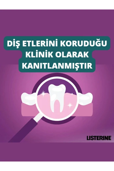 LİSTERİNE TOTAL CARE 10İN1 GARGARA 1LT MOR RENK - 6