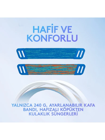 Logitech G G335 Kablolu Oyuncu Kulaklığı - Beyaz - 2
