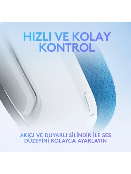 Logitech G G335 Kablolu Oyuncu Kulaklığı - Beyaz - 4