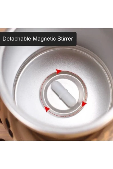 Kahve Fincanı Self Stirring Mug Mikser Kupa Yeni Nesil Kendi Kendini Karıştıran Termos Bardak 380 Ml - 6