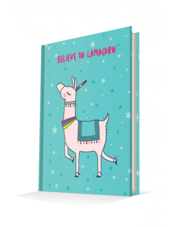 Deffter Lacamaron  96 Yaprak Çizgili Sert Kapak Defter
