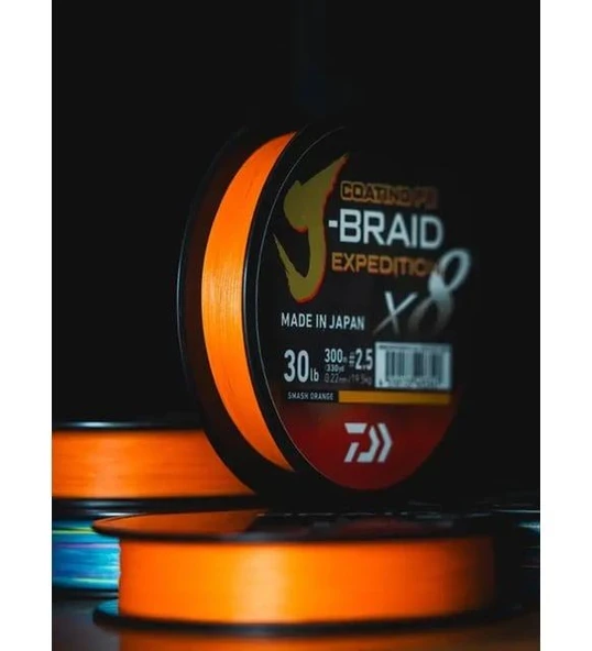 Daiwa J-Braid Expedition Smash Orange 150 M İp Misina - 4
