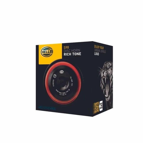 Hella Yüksek Ton Korna 12V 400HZ 115 DBA 3AL012588-291 - 4