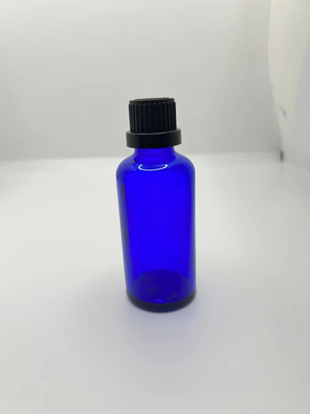 CAM ŞİŞE 10 CC MAVİ