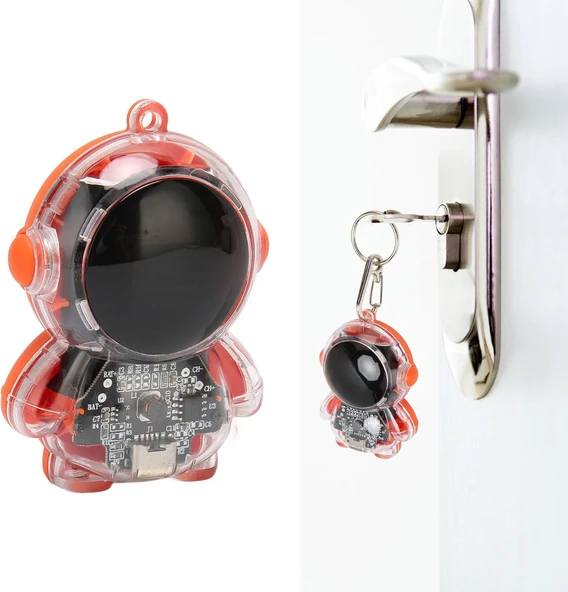 Power Bank Mini Taşınabilir Şarj Cihazı Anahtarlık Tip C 1500 mAh Güç Bankası USB Hızlı Şarj Süper Boşaltılmış Pod 5V - 2