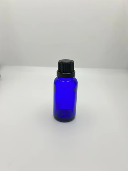 CAM ŞİŞE 10 CC MAVİ - 3