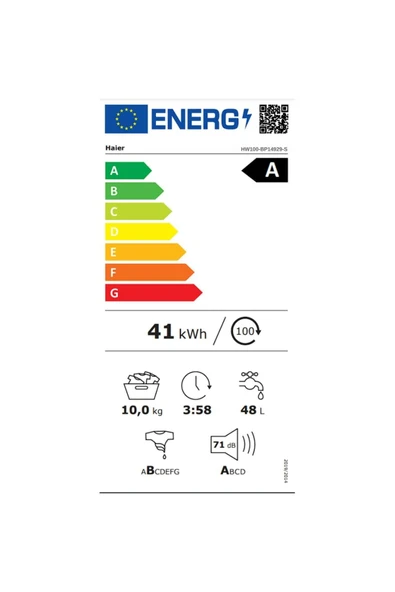 HAİER ÇAMAŞIR HW100-BP14929A-S 10 KG - 6