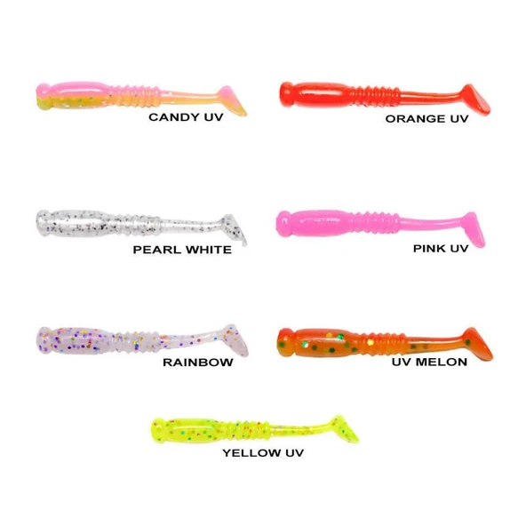 Ryuji Rock Tail 4 Cm 12 Adet Kokulu Silikon Yem