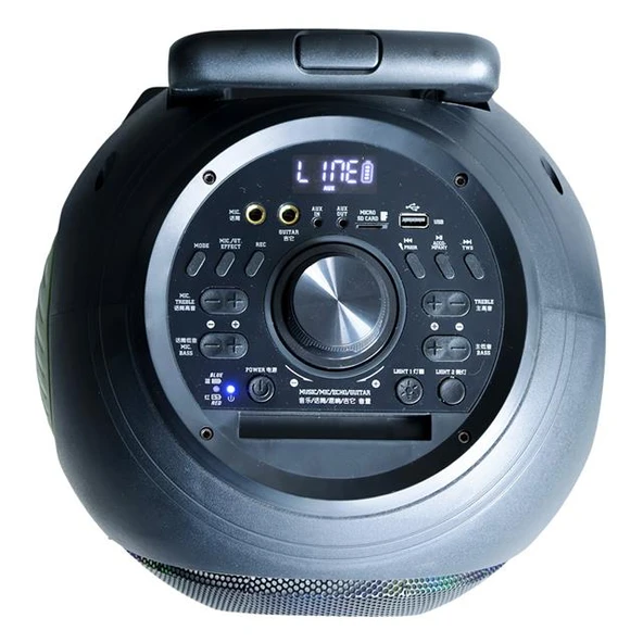 Shile SL-2012 El Mikrofonlu Kumandalı USB, SD ve Bluetooth Taşınabilir Hoparlör