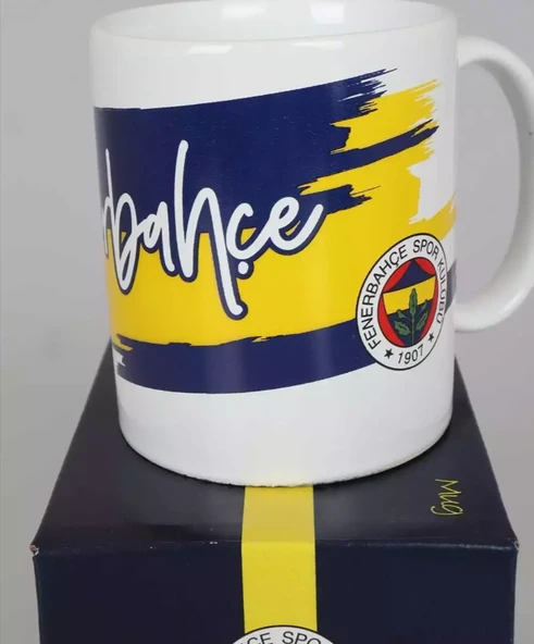 Fenerbahçe Lisanslı Seramik Kupa - 6