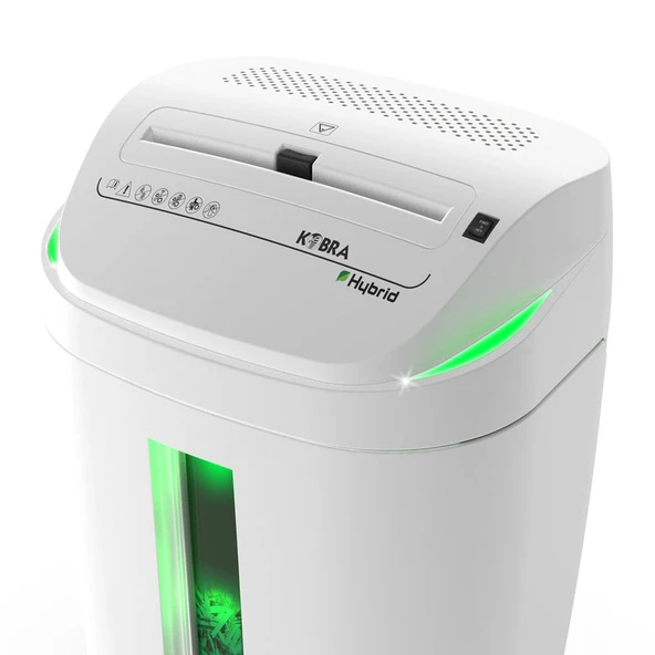 Kobra HYBRID-C4 3,5mm Çapraz Kesim Evrak İmha Makinesi 40 Litre - 2