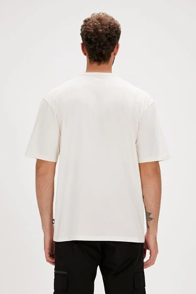 Bad Bear Clifford 24.01.07.022B Beyaz Erkek T-shirt - 3