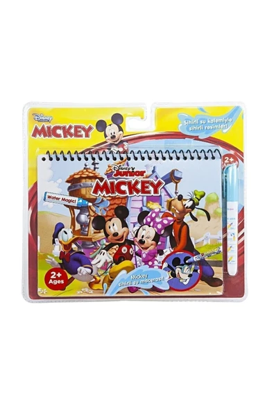 Mickey Mouse Lisanslı Sihirli Boyama Kitabı Özel Su Kalemi İle