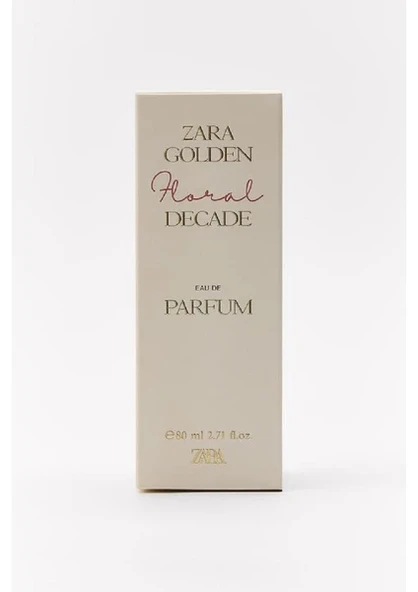 Zara Golden Floral Decade Edp 80 ml Kadın Parfümü - Resim 4