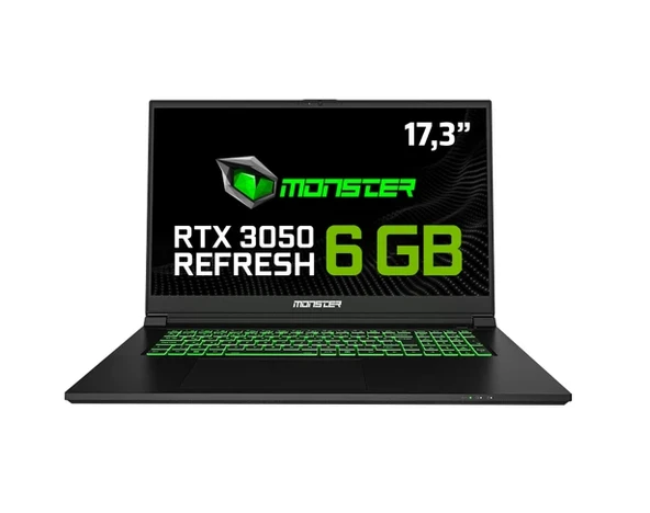 Monster Abra A7 V15.3.4 Intel Core I5 13500H 16 GB Ram 1 Tb SSD 6 GB Rtx 3050 Freedos 17,3" Fhd 144 Hz Oyun Bilgisayarı