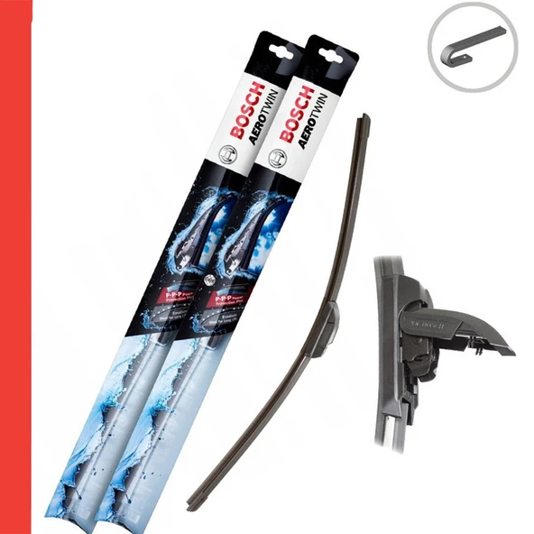 Fiat Albea Ön Silecek Takımı (2002-2012) Uyumlu | Bosch Aerotwin Serisi | 2'li Set | - 3