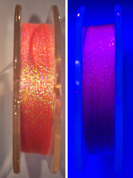 Eagenset Ultraviyole UV Neon Kırmızı Kristal Damla Çapari Simi Makarada - 5