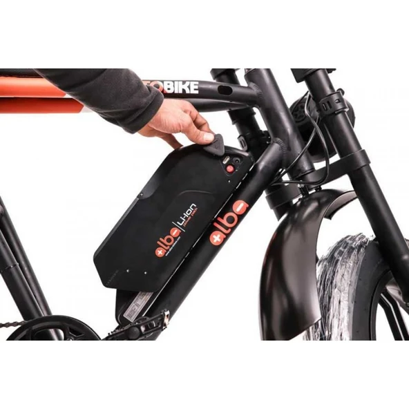 Alba Motobıke 48V16AH Hidrolik Fren  Elektrikli Bisiklet - 6
