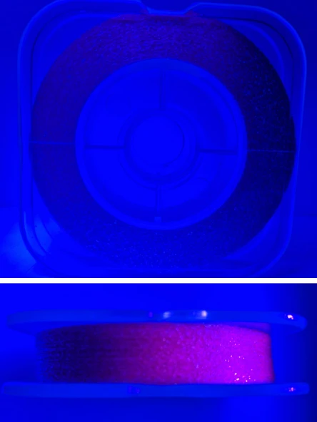 Eagenset Ultraviyole UV Neon Kırmızı Kristal Damla Çapari Simi Makarada - 4