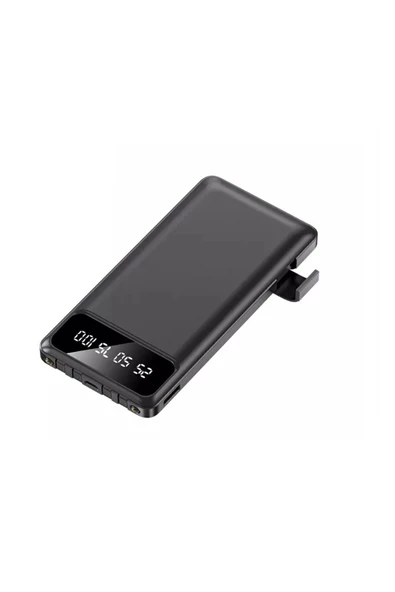 4 Çıkışlı Digital Göstergeli Fenerli 10.000 Mah Powerbank - 9