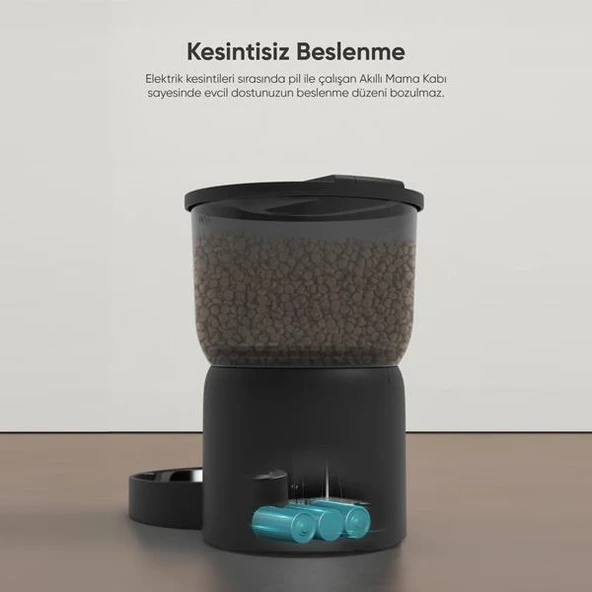 Şımart Akıllı Kedi Köpek Mama Kabı 3Lt - 5