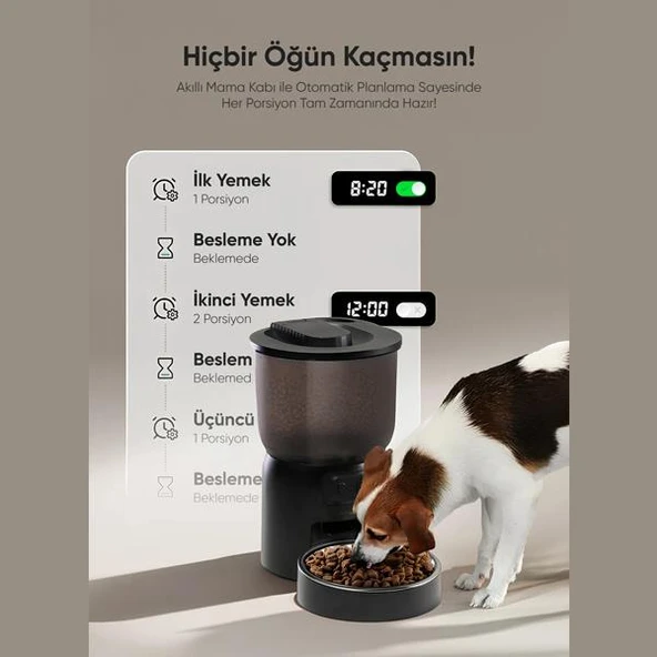 Şımart Akıllı Kedi Köpek Mama Kabı 3Lt - 4