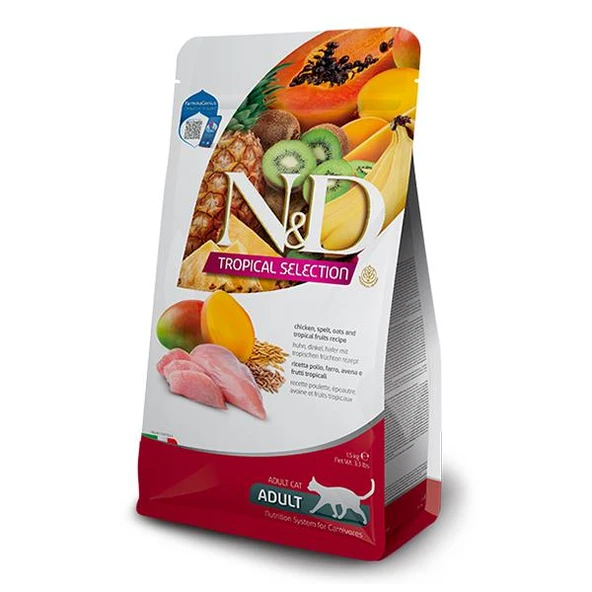 ND Tropical Selection Tavuklu Yetişkin Kedi Maması 1,5Kg - 2