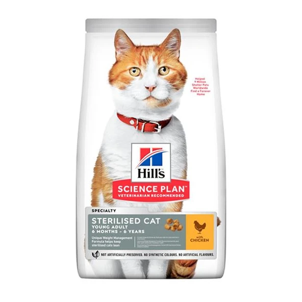Hills Sterilised Tavuklu Kısırlaştırılmış Kedi Maması 1,5 Kg
