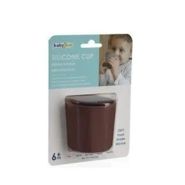 BabyJem Silikon Bardak 714 Mocha - 3