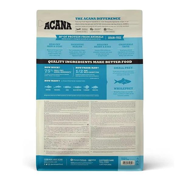 Acana Pacifica Balıklı Tahılsız Kedi Maması 1,8Kg - 2