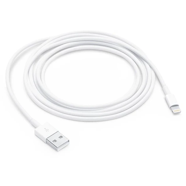Powermaster PM-24123 Beyaz 3 Metre 2 Amper iPhone Lightiıng Şarj Data Kablosu