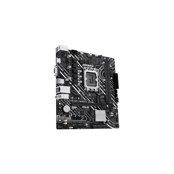 ASUS PRIME H610M-K ARGB, 2xDDR5, M.2,D-SUB, HDMI,12-13.14.Nesil, LGA1700 Soket, Anakart - 3