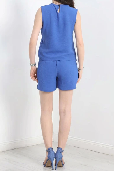 Şortlu Ayrobin takım mavi - 2