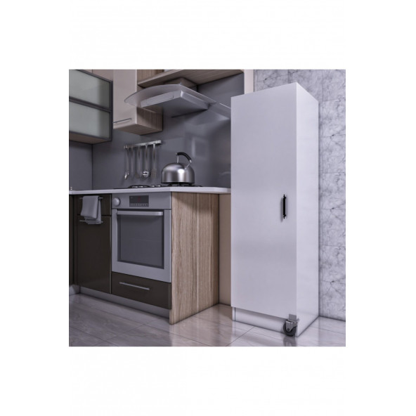 Aysimahome More Erzak Dolabı Kavanozluklu Kiler Dolabı Çok Amaçlı Dolap - 3