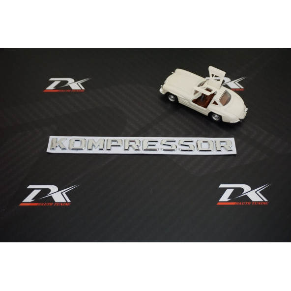 Mercedes Benz Kompressor 3M 3D ABS Bagaj Yazı Logo Orjinal Ürün - Resim 2