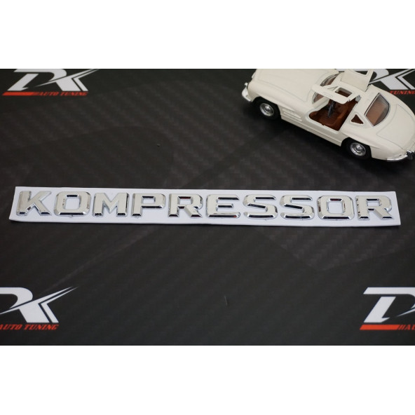 Mercedes Benz Kompressor 3M 3D ABS Bagaj Yazı Logo Orjinal Ürün - Resim 3