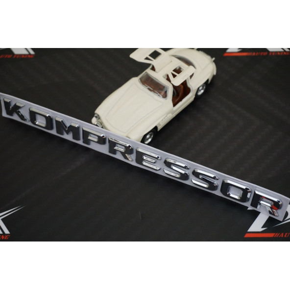Mercedes Benz Kompressor 3M 3D ABS Bagaj Yazı Logo Orjinal Ürün - Resim 4