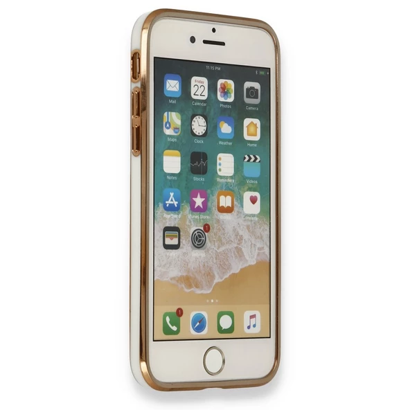 iPhone 7 / 8 Kılıf Liva Lazer Silikon Kapak - 3