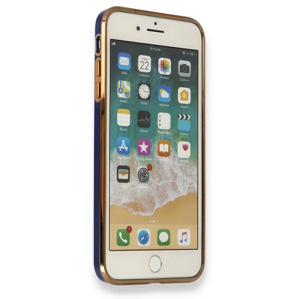 iPhone 7 / 8 Kılıf Liva Lazer Silikon Kapak - 9