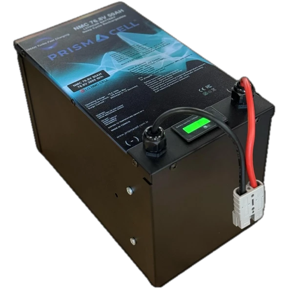 Prismacell 72 V Volt 50ah 50 Amper Lityum NMC Akü Elektrikli Araba Yuki Amy Motor Bataryası (Tak Kullan) - 3