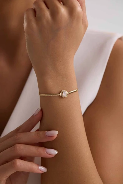 Balık Sırtı Baget Bileklik 17+3 cm ürün görseli 1