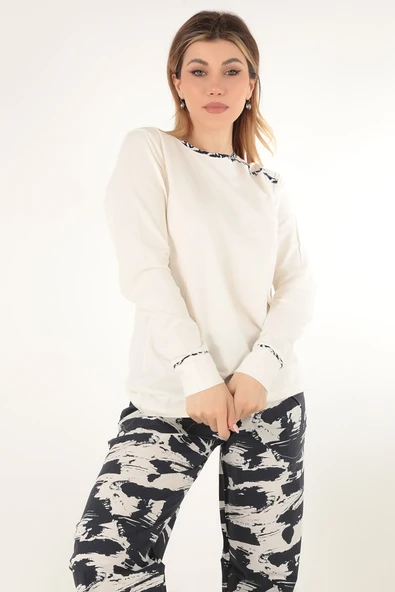 Miorre Desenli Kadın Pijama Takımı - 11
