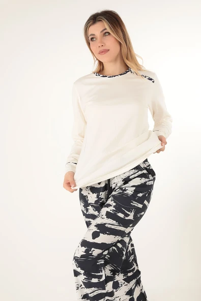 Miorre Desenli Kadın Pijama Takımı - 3