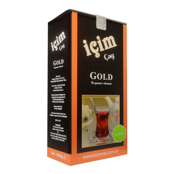 İçim Çay Gold Bergamot Aromalı 500 Gr X 4 Adet - 2