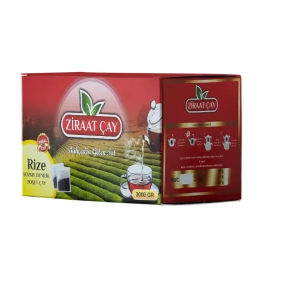 Ziraat Çay Süzme Demlik Poşet Çay 30 Gr - 3 Kg