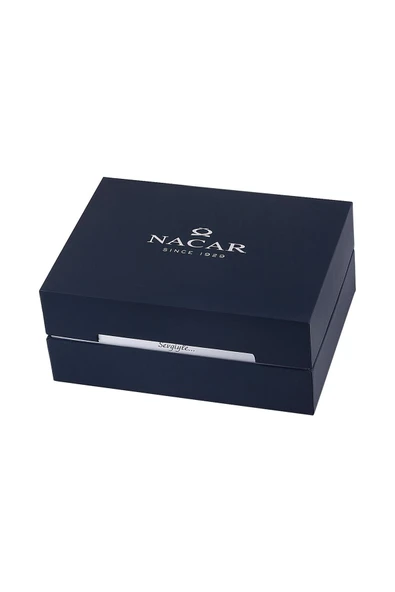 BABALAR GÜNÜNE ÖZEL SET - SAFİR CAM KLASİK SİYAH ERKEK KOL SAATİ NC31-2970125-AWL1 - Resim 5